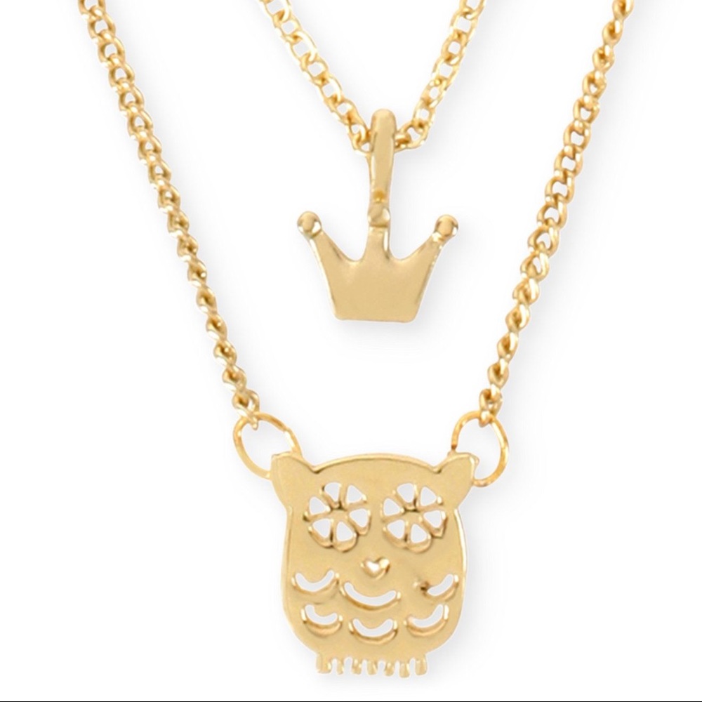Betsey Johnson owl necklace